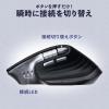 【アウトレット】ワイヤレスマウス VELZA サイドホイール/高速スクロール Bluetooth/2.4GHz 無線 静音 左右スクロール USB充電式
