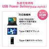 【アウトレット】USB PD対応AC充電器(PD65W・Type-Cケーブル付き)