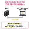 【アウトレット】USB PD対応AC充電器(PD65W・Type-Cケーブル付き)