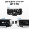 【アウトレット】ポータブル拡声器 ハンズフリー ヘッドセットマイク付き microSD USBメモリ 音楽再生