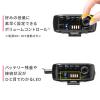 【アウトレット】ポータブル拡声器 ハンズフリー ヘッドセットマイク付き microSD USBメモリ 音楽再生