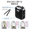 【アウトレット】ポータブル拡声器 ハンズフリー ヘッドセットマイク付き microSD USBメモリ 音楽再生