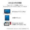 【アウトレット】USB Type C-HDMI変換アダプタ 4K/60Hz HDR対応 PD100W  iPad Pro Air Nintendo Switch 有機ELモデル対応 ブラック