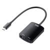 【アウトレット】USB Type C-HDMI変換アダプタ 4K/60Hz HDR対応 PD100W  iPad Pro Air Nintendo Switch 有機ELモデル対応 ブラック