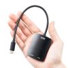 【アウトレット】USB Type C-HDMI変換アダプタ 4K/60Hz HDR対応 PD100W  iPad Pro Air Nintendo Switch 有機ELモデル対応 ブラック