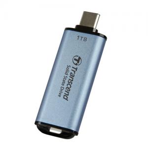 Transcend スティック型SSD 1TB USB Type-C USB 10Gbps USB3.2 Gen2 スカイブルー ESD300