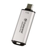 Transcend スティック型SSD 1TB USB Type-C USB 10Gbps USB3.2 Gen2 シルバー ESD300