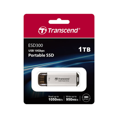 Transcend スティック型SSD 1TB USB Type-C USB 10Gbps USB3.2 Gen2