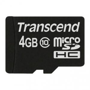 4GBの最安microSDHCカード microSDHCカード 4GB Class10対応 Transcend製