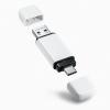 USBメモリ 64GB USB 5Gbps USB A USB-Cコネクタ キャップ式 ホワイト