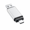 USBメモリ 64GB USB 5Gbps USB A USB-Cコネクタ キャップ式 ホワイト