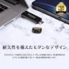 スティックSSD 128GB USB3.2 Gen2 USB A USB-C ブラック Transcend ESD310