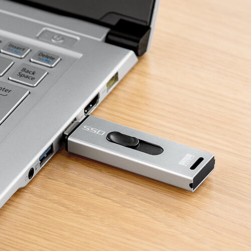 サンワサプライ スティック型SSD 2TB 600-USSD2TBS SANWA SUPPLY（サンワサプライ） スティック型SSD 2TB 外付け