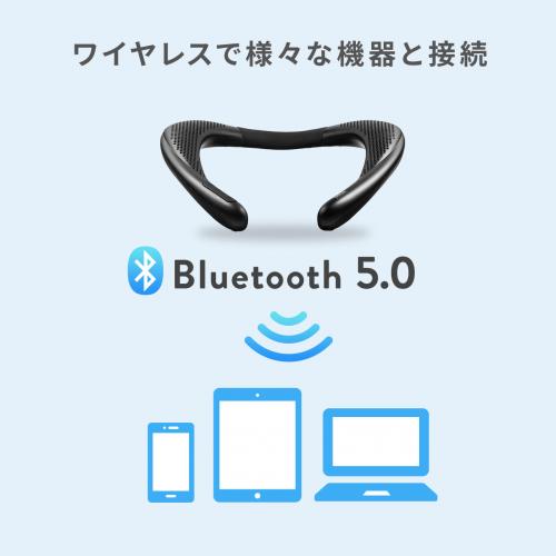 ウェアラブルスピーカー ネックスピーカー Bluetooth ワイヤレス IPX5