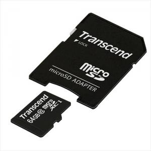 microSDXCカード 64GB Class10対応 SDカード変換アダプタ付き Nintendo Switch 動作確認済 Transcend製