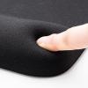 【アウトレット】ジェルリストレスト付きマウスパッド ブラック