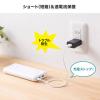 【アウトレット】USB充電器 2A出力 ブラック