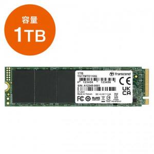 ◆セール◆Transcend M.2 SSD 1TB PCIe Gen3 ×4 NVMe 1.3準拠 3D NAND TS1TMTE110Q