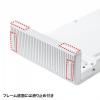 【アウトレット】USB Type-C接続ハブ付き机上ラック(ホワイト)