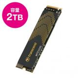 Transcend M.2 SSD 2TB PCIe Gen4×4 NVMe 1.4準拠 3D NAND PS5動作確認済み