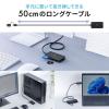 マルチカードリーダー SD MicroSD CF xD MS対応 5 in 1 USB-C USB A Windows Mac iPhone15/16 Android