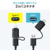 マルチカードリーダー SD MicroSD CF xD MS対応 5 in 1 USB-C USB A Windows Mac iPhone15/16 Android