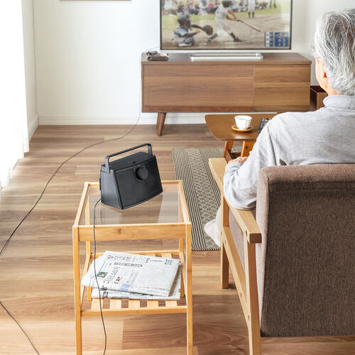 手元スピーカー 有線 テレビスピーカー 10W高出力 5mケーブル