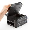 HDDケース(USB3.0・SATA接続・2.5&3.5インチ両対応・SATA3対応・スタック構造・単品)