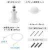 【アウトレット】ネットワークカメラ 屋外用 IP65 電源不要 Wi-Fi 無線 防犯 夜間撮影 動体検知 相互音声会話 SDカード録画 スマホ通知 ホワイト