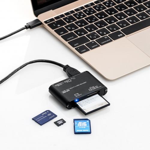 アウトレット Usb Type Cマルチカードリーダー Usb3 1gen1 5スロット Sd Microsd コンパクトフラッシュ メモリースティック M2 メモリダイレクト