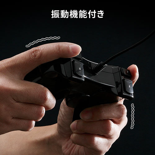 400-JYP62UBKX レビュー / 多ボタンゲームパッド(16ボタン・全
