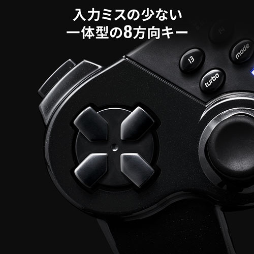 400-JYP62UBKX レビュー / 多ボタンゲームパッド(16ボタン・全