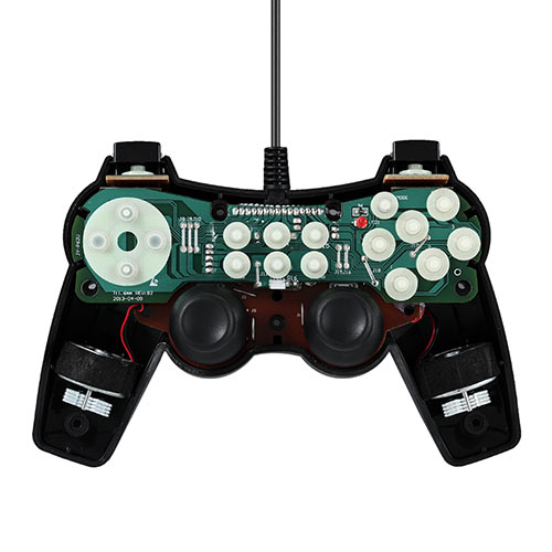 多ボタンゲームパッド(16ボタン・全ボタン連射対応・アナログ 