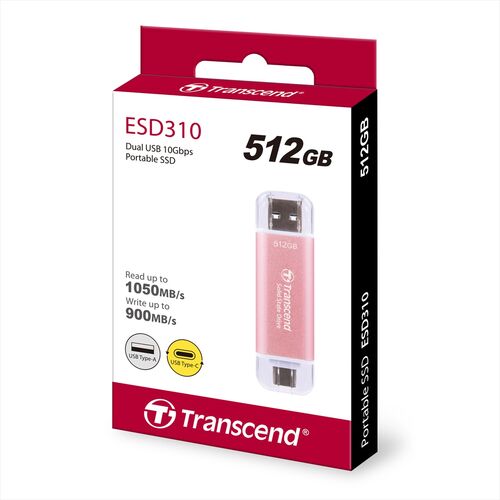 スティックSSD 512GB USB3.2 Gen2 USB A USB-C デュアルコネクタ
