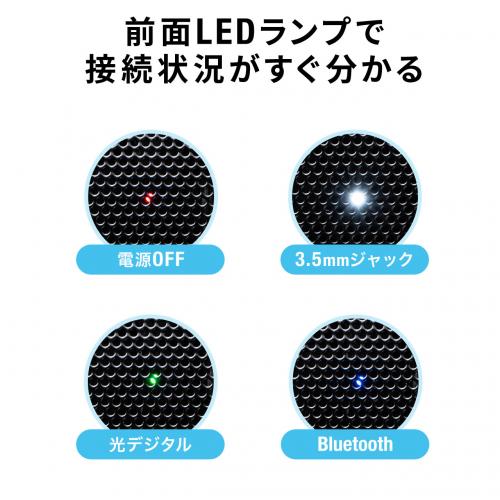 400-SP088 レビュー / サウンドバースピーカー 高音質 高出力50W Bluetooth対応 コンパクト【メモリダイレクト】