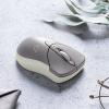 Bluetoothマウス 静音マウス ワイヤレスマウス マルチペアリング 小型サイズ 3ボタン カウント切り替え800/1200/1600 グレージュ