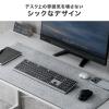 ワイヤレスキーボード Bluetooth&専用レシーバー接続 JIS配列 テンキーあり マルチペアリング 充電式 パンタグラフキー