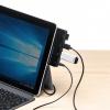 Surface Go/Go 2/Go 3専用 USB3.1ハブ USB Type-C USB Aポート×2ポート USB3.1 Gen1 3.5mm4極ミニジャック バスパワー・ブラック