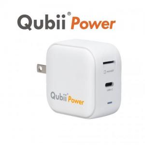 Qubii Power iPhone Android スマホ 自動バックアップ 45W出力 急速充電 キュービー パワー