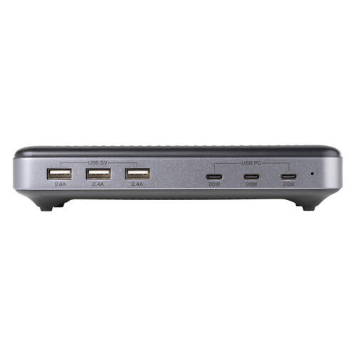 Amazon | USB 充電器 type-c 合計120W PD 急速充電器 6ポート
