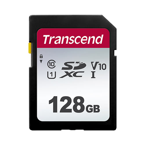 ◆セール◆Transcend SDXCカード 128GB Class10 UHS-I U1 V10 TS128GSDC300S