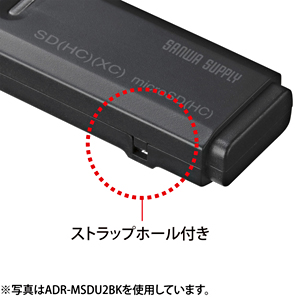 USB2.0カードリーダー(ホワイト)