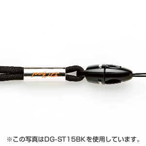 ネックストラップ(細ひも、レッド) DG-ST15R サンワサプライ