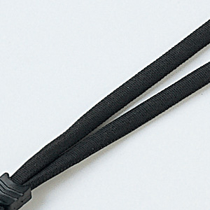 ネックストラップ(丸紐、ブラック) DG-ST8BK サンワサプライ