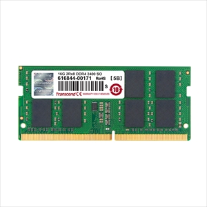 増設メモリ 16GB DDR4-2400 PC4-19200 SO-DIMM Transcend製