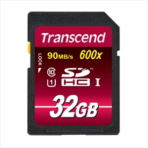 SDHCカード 32GB Class10 UHS-Ⅰ対応 600倍速 Ultimate Transcend製