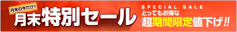 月末特別セール