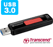 Transcend製 USB3.0対応USBメモリ(高速スライドタイプ)